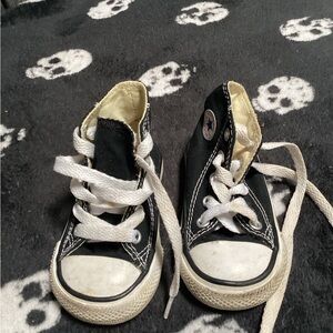 Converse Kids Black High-Top Sneakers